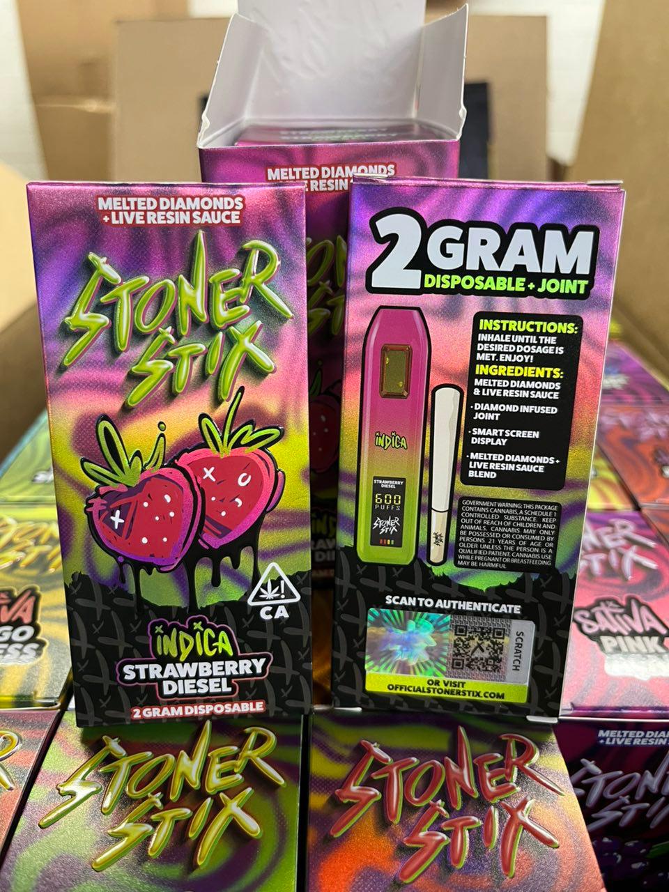 Stoner Stix V2 Live Resin Disposables